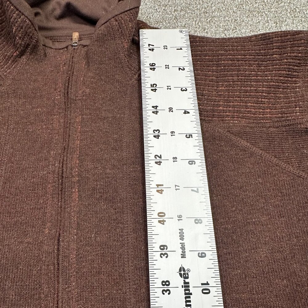 Mountain Hardwear Wool Blend Brown Gorpcore Jacket Coat Women's Medium - Picture 4 of 6